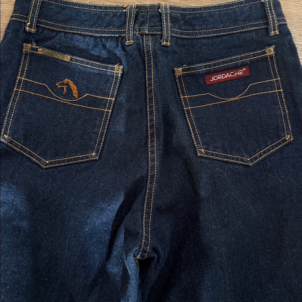 Men’s JORDACHE Jeans VINTAGE 80s 30 29 Length Horse Head Logo 30x29 Like New